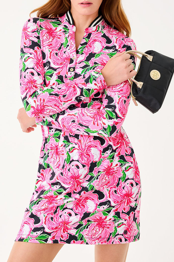 Floral Print Long Sleeve Dress