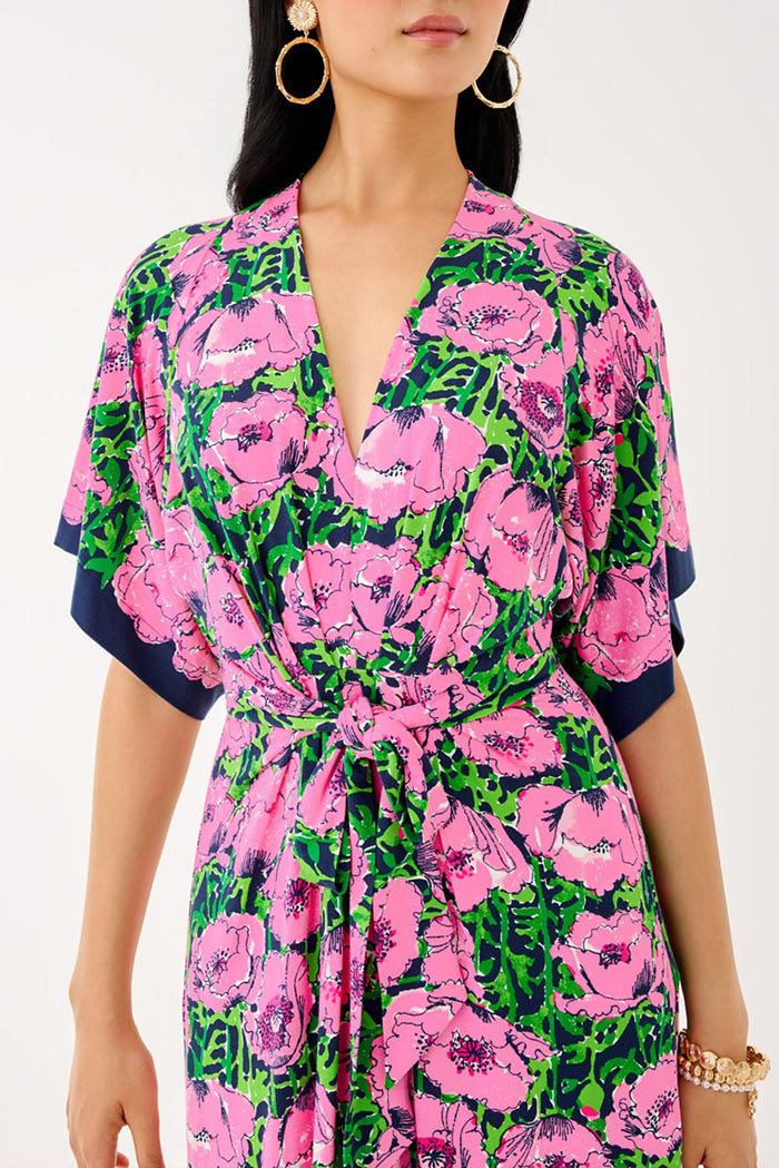 Casual Floral Pattern Maxi Dress