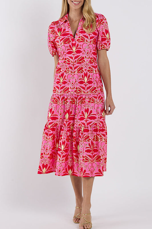 Floral Puff Sleeve Dress