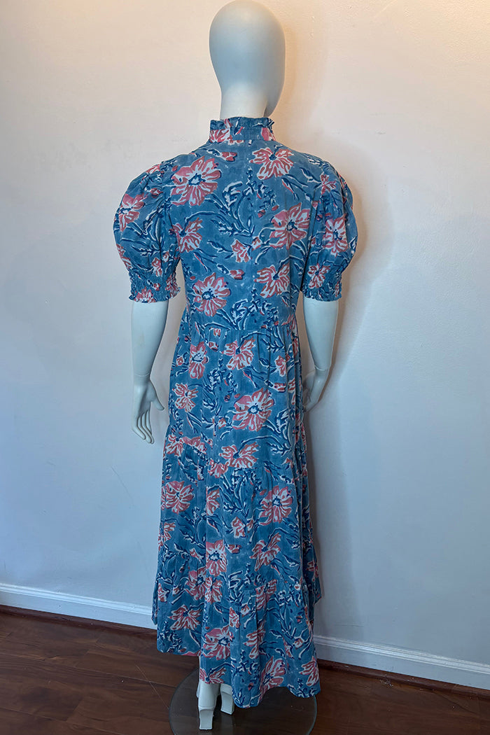 Casual Puff SLeeve Floral Dress