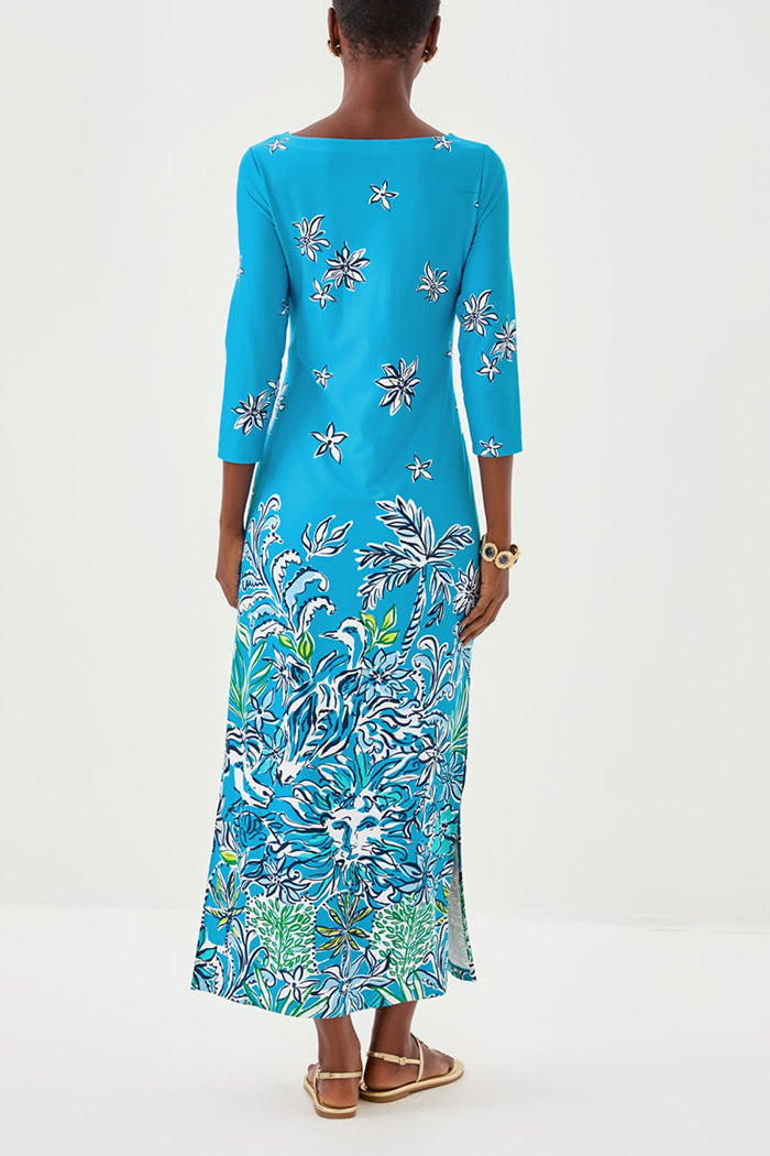 Casual  Floral Pattern Maxi  Dress