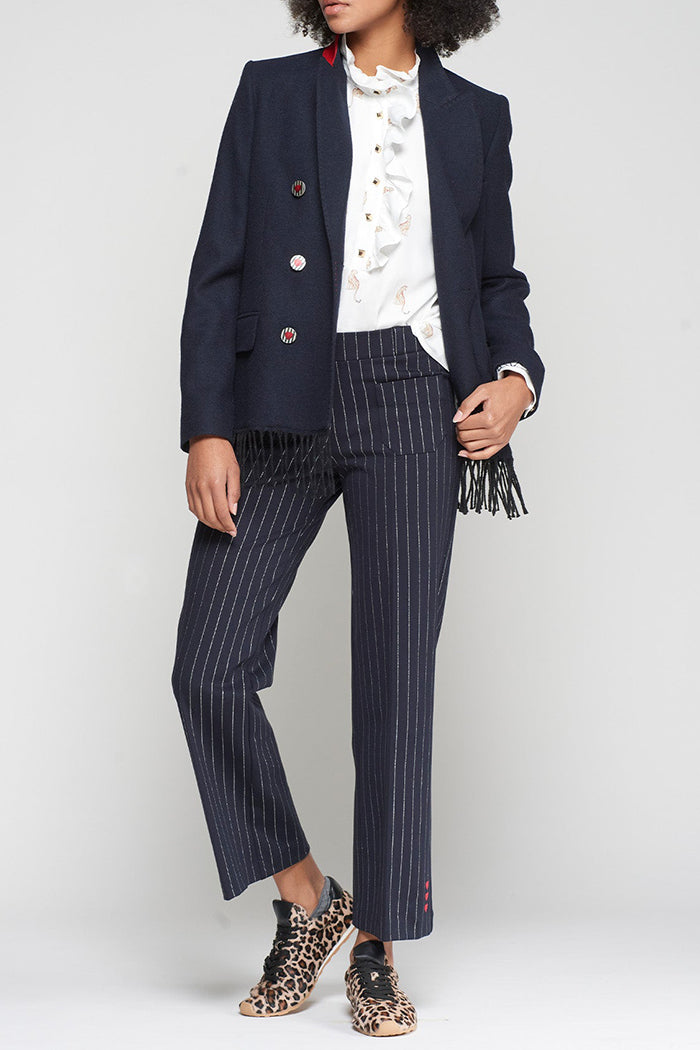 Double-Breasted Pocket Jacket