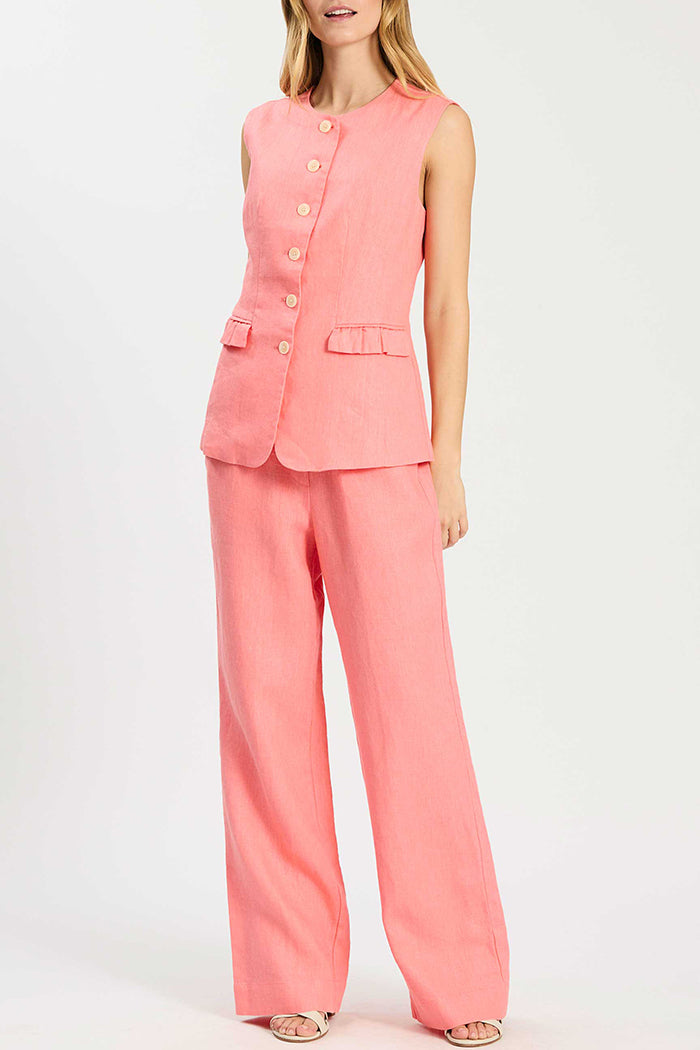 Shelf Pink Vest and Pant Set