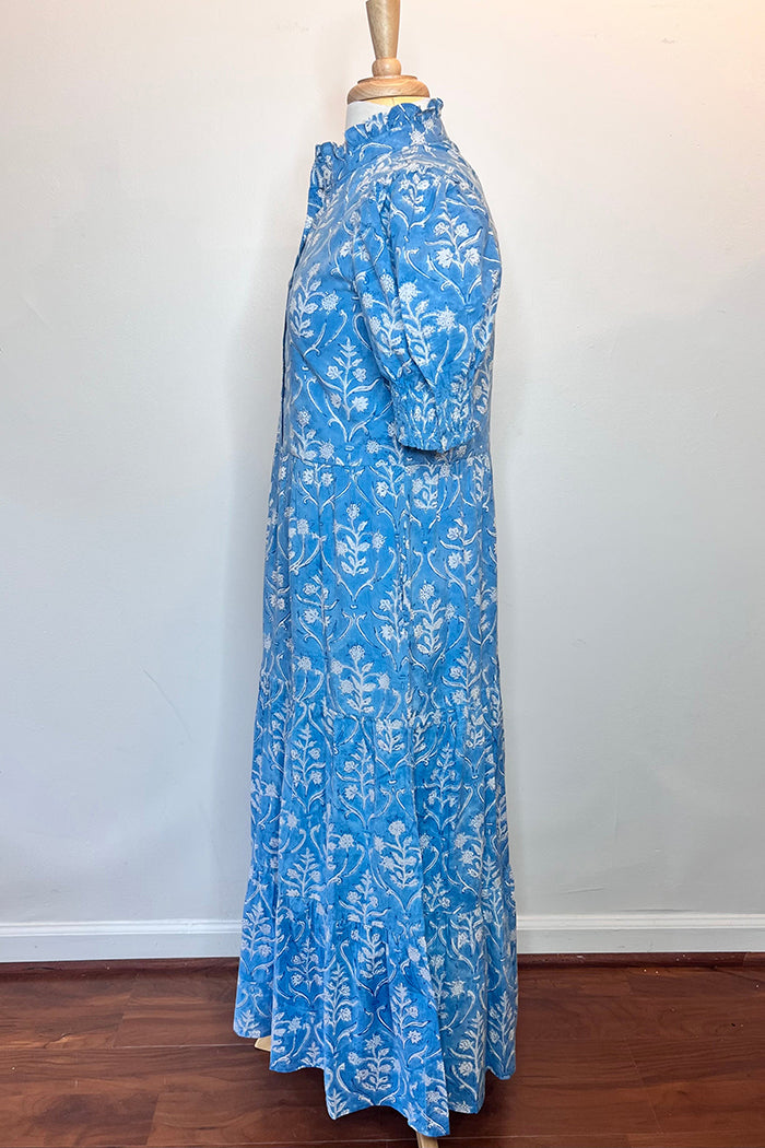 Casual Puff SLeeve Floral Dress