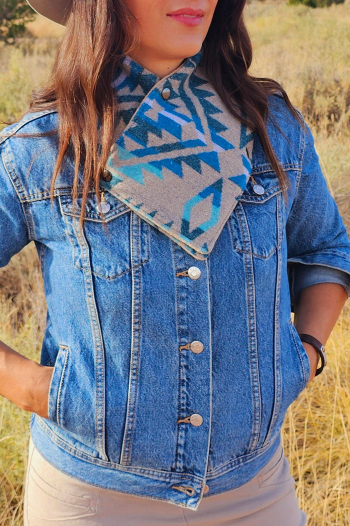 Casual Cowboylife Wool Scarf