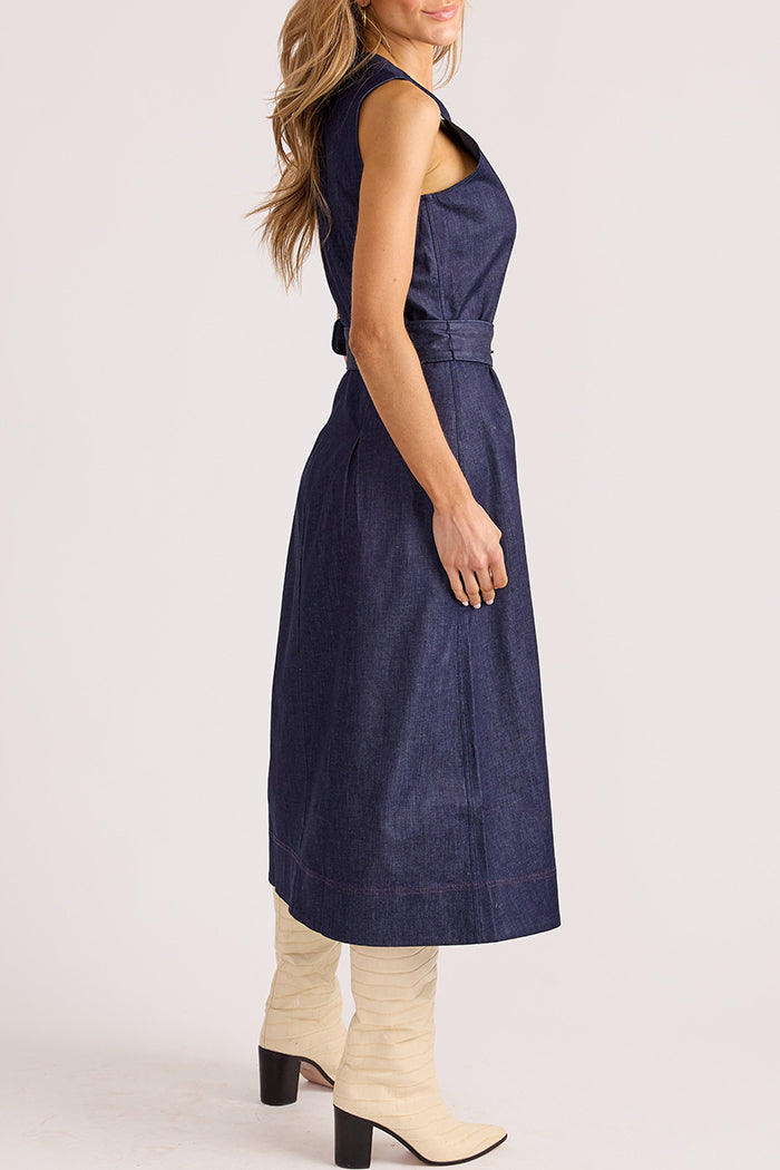 Casual Sleeveless Denim Dress