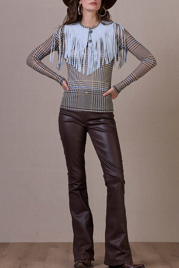 Classic Western Fringe Shoulder Collar