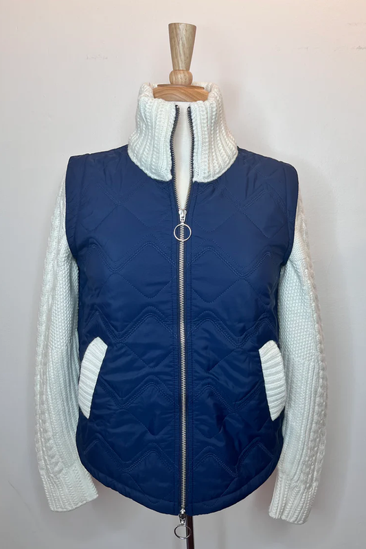 Mixed Media Pocket Jacket
