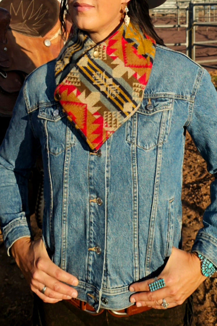 Journey West Cowboylife Wool Scarf