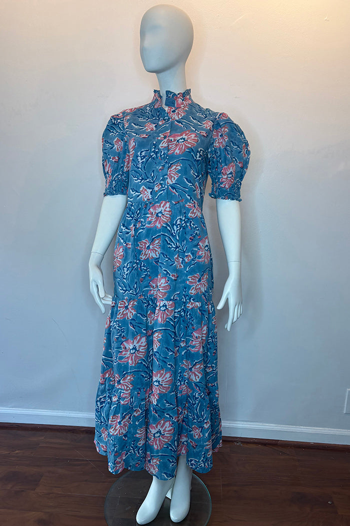 Casual Puff SLeeve Floral Dress