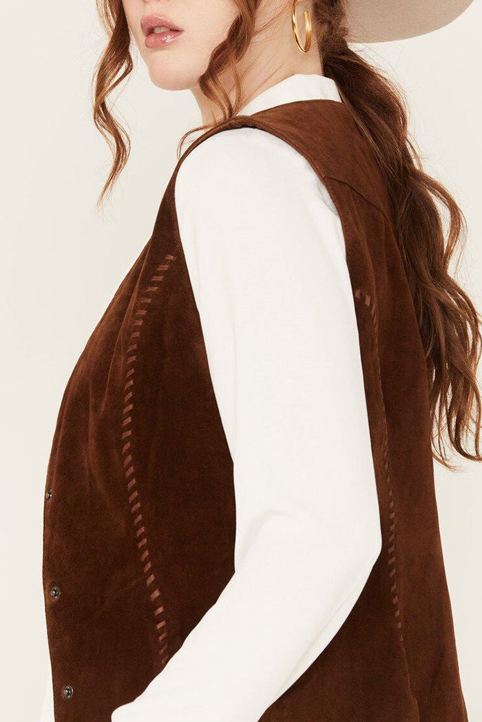 Western Snap Front Layering Vest