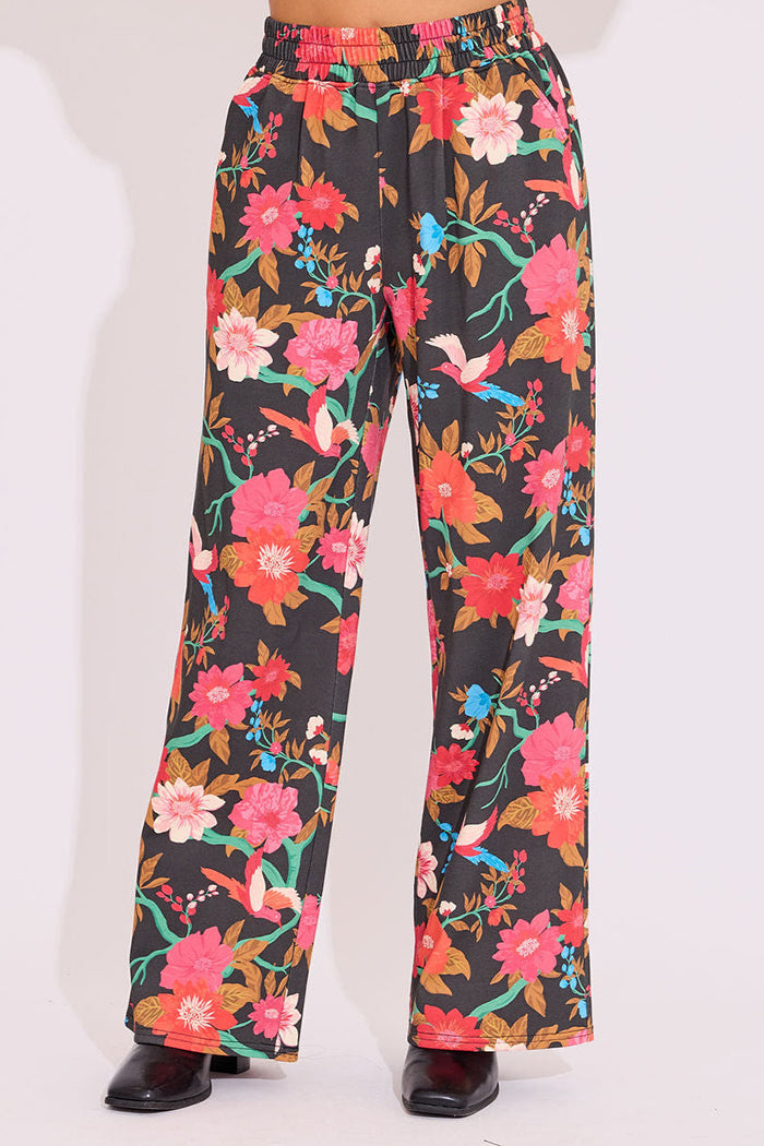 Half-Zip Floral Tracksuit Set