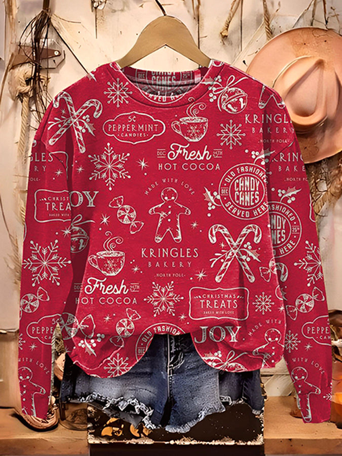 Casual Bold Printed Top