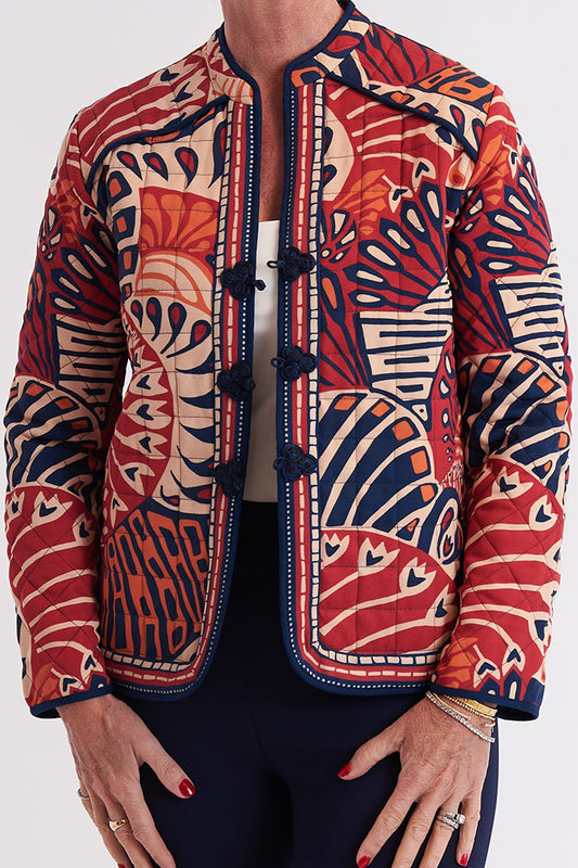 Casual Bold Printed Jacket