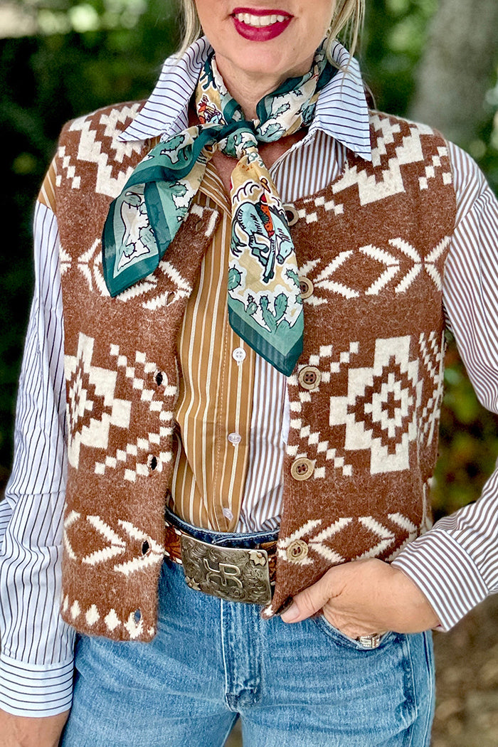 Western Cowboy Bandana Scarf