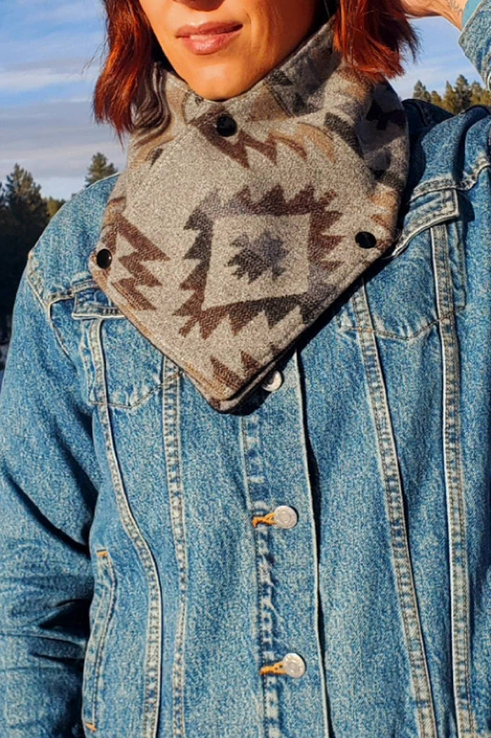 Casual Cowboylife Wool Scarf