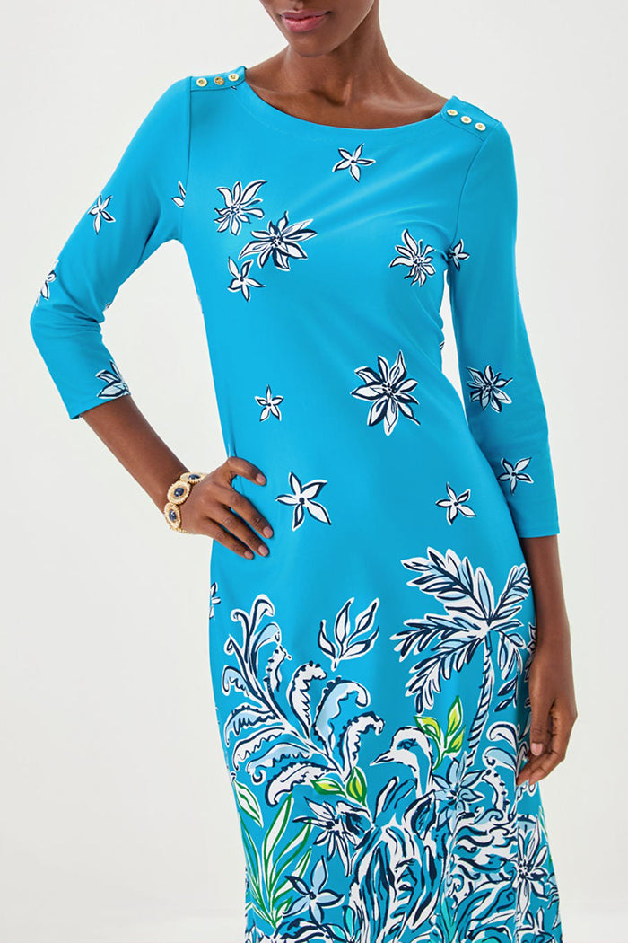 Casual  Floral Pattern Maxi  Dress