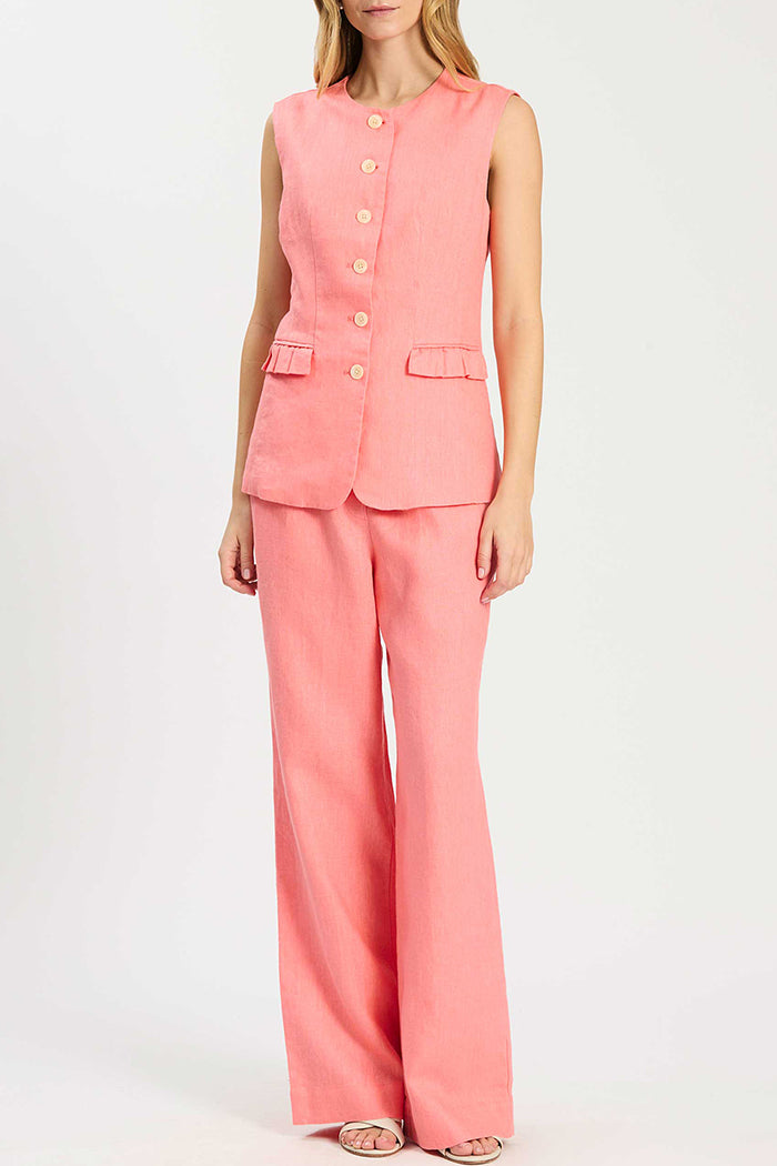 Shelf Pink Vest and Pant Set