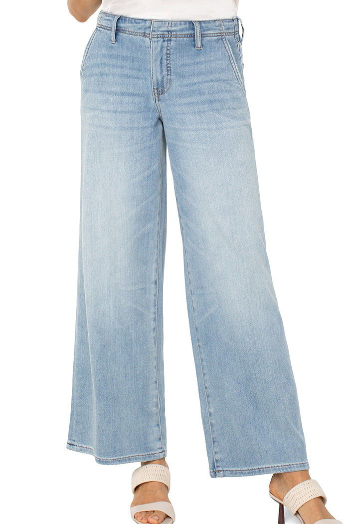 Light Wash Wide Leg Jeans