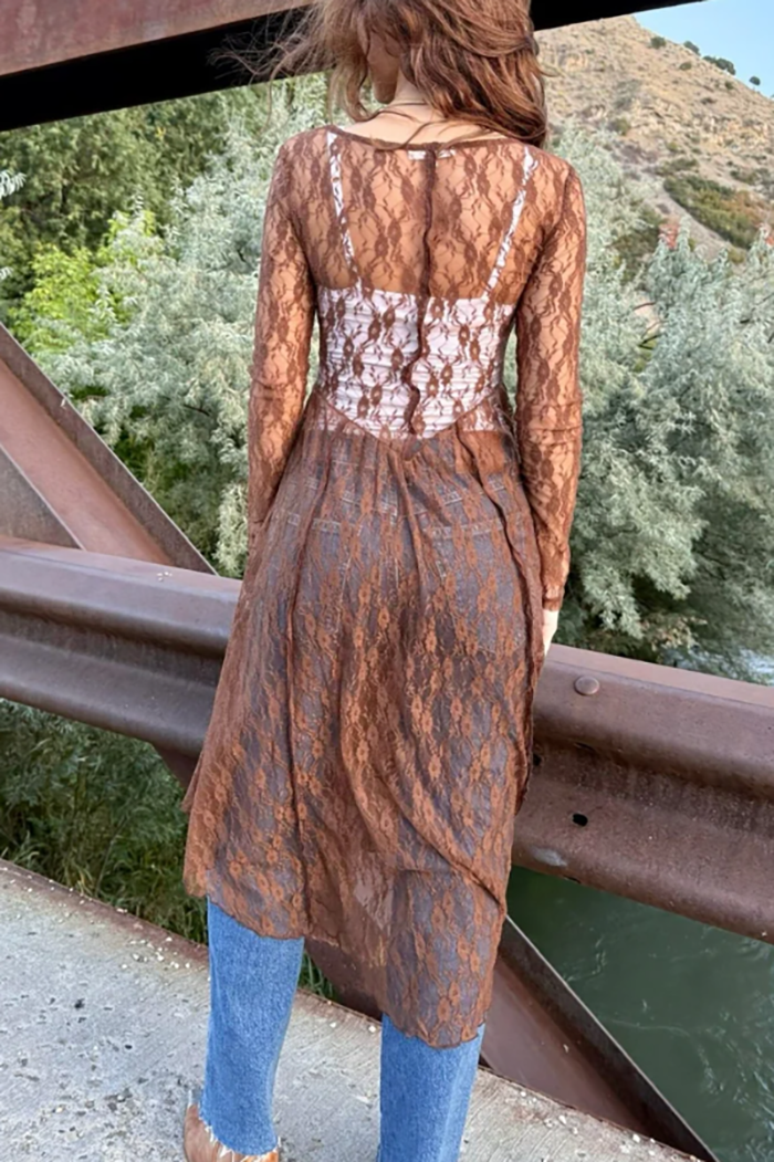 Cambridge Sheer Maxi Dress