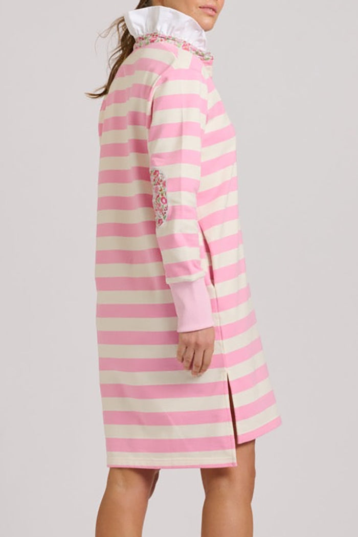 Pink Stripe Pocket Dress
