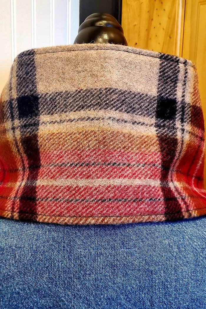 Vintage Stewart Tartan Cowboylife Wool Scarf