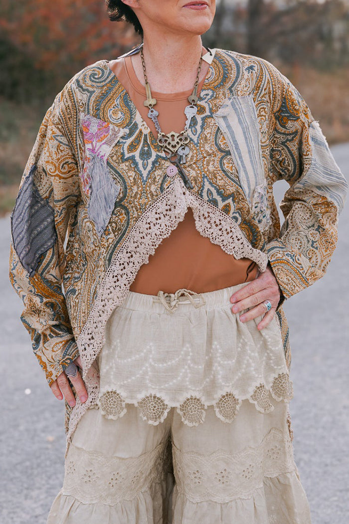 Bohemian Patchwork Lace Jacket