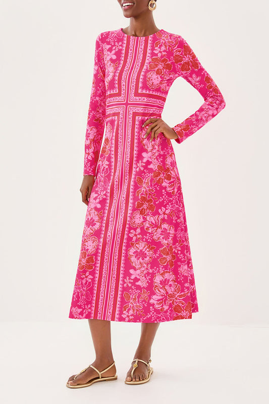 Casual Floral Pattern  Maxi Dress