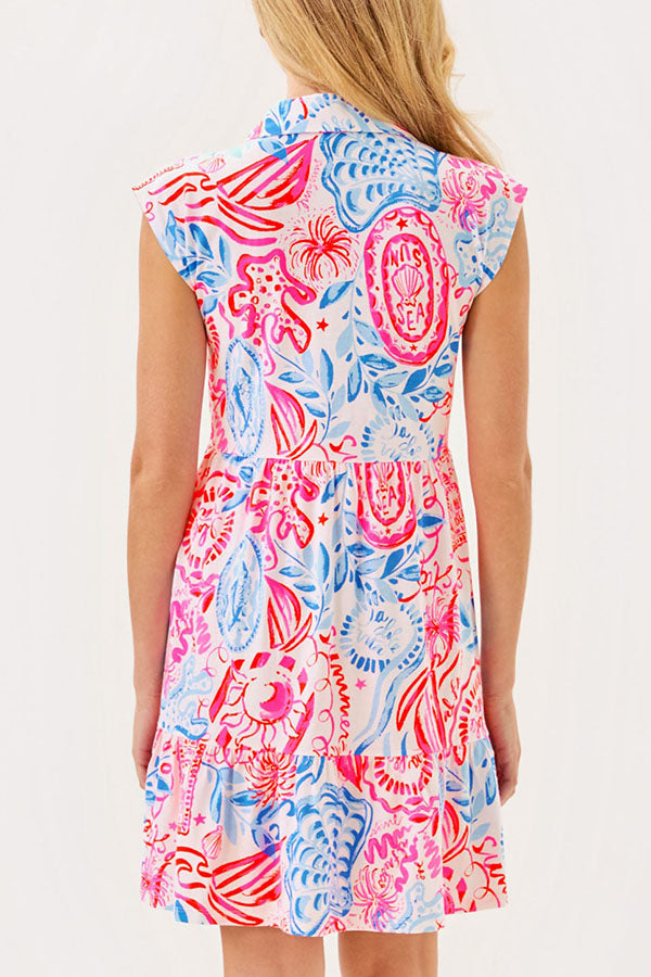 Casual Floral Printed Dress