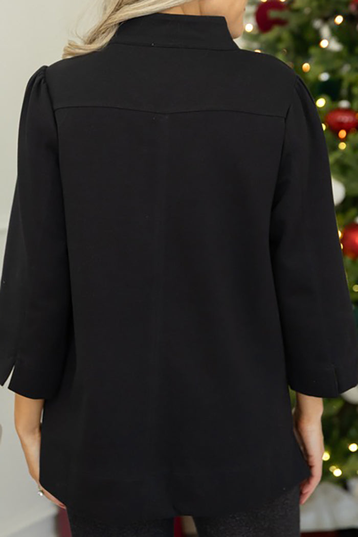 V-Neck Puff Sleeve Top
