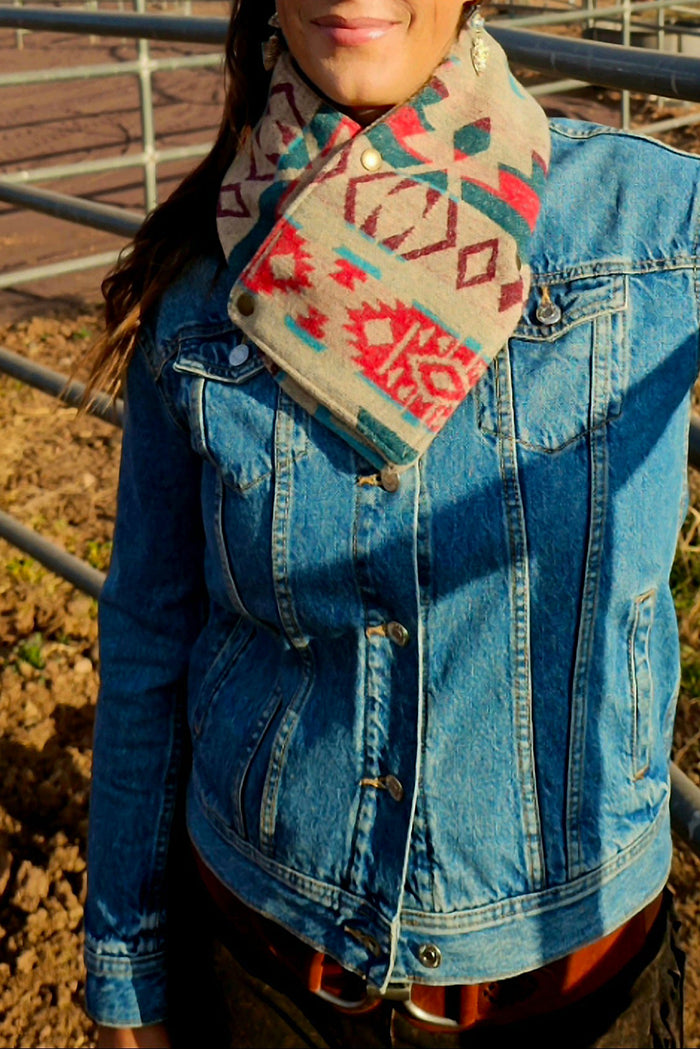 Casual Cowboylife Wool Scarf