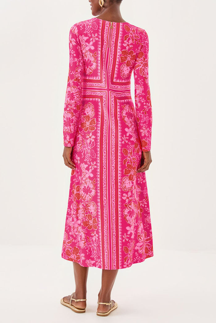 Casual Floral Pattern  Maxi Dress