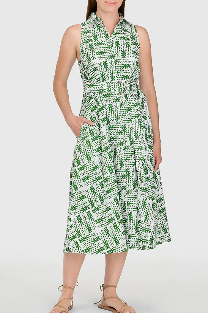 Sweetgrass Sleeveless Belted Pocket Dress