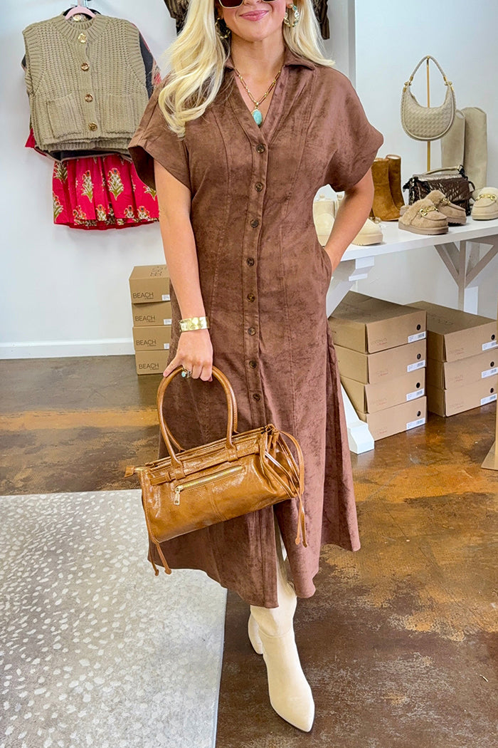 Short Sleeve Pocket Dress