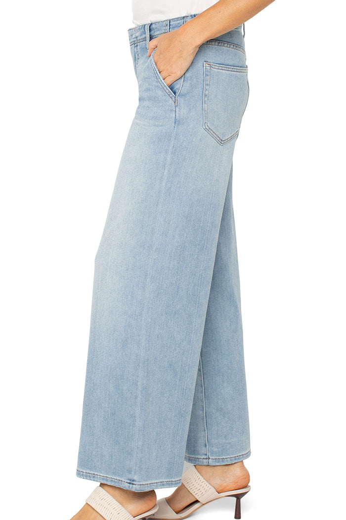 Light Wash Wide Leg Jeans